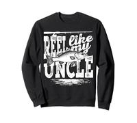 Reel Like My Uncle Funny Fishing buddy Niece and Nephew Tee Felpa