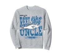 Reel Like My Uncle Funny Fishing Niece and Nephew Tee Felpa