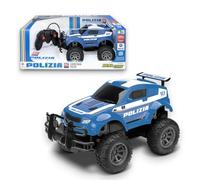 REEL TOYS Fuoristrada Radiocomandato Polizia Scala 1:18 con Telecomando 27 MHz - Auto RC Fuori Strada con Grandi Ruote, Dettagli Realistici e Licenza Ufficiale - Giocattolo per Bambini 6+