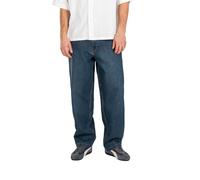 Reell Baggy, pantaloni jeans larghi da uomo, Seaweed Blue, 36W x 32L