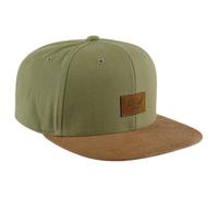 Reell Camoscio Cap, Cappellino da donna e da uomo, Velluto verde Moss, Taglia unica