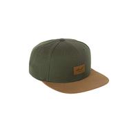 Reell Cappellino Suede - Berretto a 6 pannelli verde oliva scuro Taglia unica
