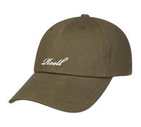 Reell Cappellino Uni Single Script Berretto Baseball Curved Brim cap Taglia Unica - Oliva