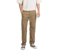 Reell Metro Flex Chino, elegante pantaloni chino da uomo, sabbia scuro, 34W x 32L