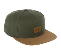 Reell Cappellino Suede - Berretto a 6 pannelli verde oliva scuro Taglia unica