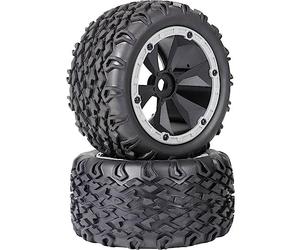 Reely 1:8 Monster truck pneumatico 6 raggi nero-grigio 2 pezzi