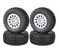 Reely 1527498 Ruote complete 1:10 Buggy Block profilo 12 raggi Argento 4 pz.