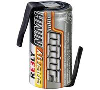 Reely Batteria ricaricabile a cella singola NiMH 1.2 V 2000 mAh con linguette a