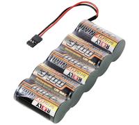 Reely Batteria ricaricabile NiMh 6 V 3700 mAh Numero di celle: 5 Sub-C Side by