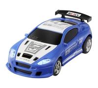 Reely Mini Racer Blu-Bianco Brushed 1:64 Automodello Elettrica Auto stradale Trazione posteriore RtR 2,4 GHz incl. Batt