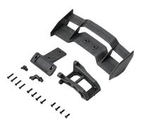 Reely RE-7133427 1:10 Alettone posteriore e staffa Nero PER MODELLISMO