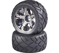 Ruote complete 1:10 truggy reely strada 5 raggi grigio titanio 2 pz