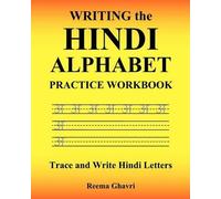 Reema Ghavri Writing the Hindi Alphabet Practice Workbook (Tascabile)