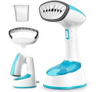 Reemix Ferro da Stiro Verticale, Pieghevole e Portatile Stiratrice Verticale, 20 g/min Vapore Penetrante, Riscaldamento Rapido 25 Secondi, per Casa, Ufficio e Viaggi, 220V(Blu)