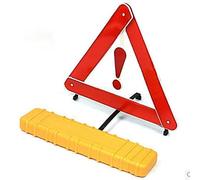 Reemky Triangolo riflettore, Universale Pieghevole di Emergenza Auto Camion Van Avvertimento Triangolo segnaletica Sicurezza Stradale Strumento Kit Riflettente con Valigetta (2PCS)