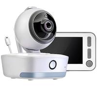 Reer 80440 Videocamera con audio integrato, sorveglianza bambini, con visione notturna e rilevazione del movimento, XL, bianco