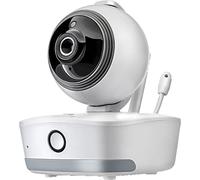 Reer - IP BabyCam Move, trasforma lo smartphone in un baby monitor, visione completa telecomandabile a 330°, memorizzazione dei dati in Germania, 80310, bianco