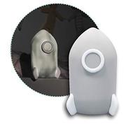 reer lumilu Sweet Dreams Rocket - Luce notturna a forma di razzo per battesimo,