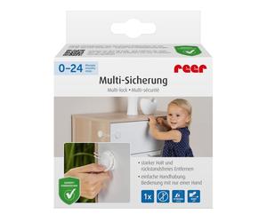 reer Multi-blocco per armadi e cassetti, colore bianco 1 St