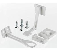 Reer - Set di 3 fusibili per armadi e cassetti, invisibili, da avvitare, da esperti di sicurezza dei bambini, colore: bianco