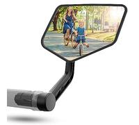 REEZER RS2 - Specchietto per bicicletta - Specchietto per bicicletta elettrica - Specchietto per monopattino elettrico - Di alta gamma, compatibile con tutti i modelli - Riflettente - 360° DIRITTO