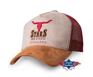Ref TC Longhorn Cappello Western Stars And Stripes Uomo Donna