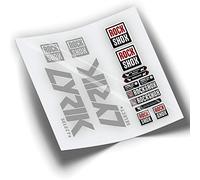 REF:VP371 Adesivi compatibili con forcella Rock-Shox LYRIK SELECT + 2019-2022 MTB, stickers, adesivi, vinili per mountain bike (argento)