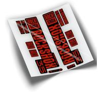 REF:VP396 Adesivi compatibili per forcella Rock-Shox 35 2018-2020 MTB, adesivi, vinili per bicicletta da montagna. (ROSSO)