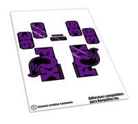 REF:VP646 Adesivi compatibili con forcella FOX - 36 PERFORMANCE/PERFORMANCE SL 2026 MTB, stickers, adesivi, vinili per biciclette da montagna. (VIOLETA)