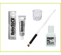REFECTOCIL SET SOPRACCIGLIA E CIGLIA | TINTA 15ml + 3% OSSIDANTE 60ML + PENNE...