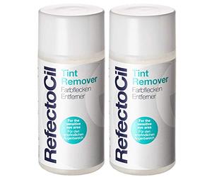 Refectocil Tint Remover - Rimuove macchie di colore per sopracciglia e ciglia, 150 ml, 2 pezzi