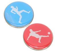 Referee Side Toss Coin - Moneta da lancio bifacciale per arbitri | Moneta sportiva portatile per calcio, pallavolo, pong, Match Start Coin Tool per allenatori, arbitrato