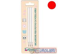 REFILL 24 BLISTER 3PZ ROSSO CANCELLABILE UNIVERSAL