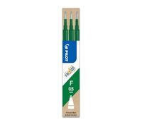 Refill penna roller Pilot Frixion ball Clicker 0.5 mm verde 3 unità