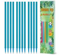Refill per Penna Gel Cancellabile,compatibili con Legami,12 Pezzi, Altezza 13 cm, Inchiostro Termosensibile, Punta 0,7 mm, Particolarmente adatto per la scuola e la vita quotidiana (Azzurro)