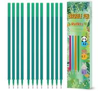 Refill per Penna Gel Cancellabile, Mine di ricambio, Inchiostro Termosensibile, 12 Pezzi, Colori multipli, Punta 0,5 mm, Particolarmente adatto per la scuola e la vita quotidiana (7)