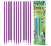 Refill per Penna Gel Cancellabile, Mine di ricambio, Inchiostro Termosensibile, 12 Pezzi, Colori multipli, Punta 0,5 mm, Particolarmente adatto per la scuola e la vita quotidiana (12)