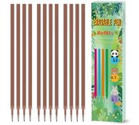 Refill per Penna Gel Cancellabile, Mine di ricambio, Inchiostro Termosensibile, 12 Pezzi, Colori multipli, Punta 0,5 mm, Particolarmente adatto per la scuola e la vita quotidiana (8)
