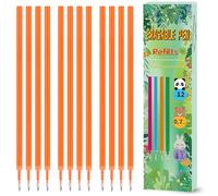 Refill per Penna Gel Cancellabile, Mine di ricambio, Inchiostro Termosensibile, 12 Pezzi, Colori multipli, Punta 0,5 mm, Particolarmente adatto per la scuola e la vita quotidiana (11)