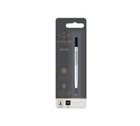 Refill roller Quink standard - punta media - metallo - nero - Parker