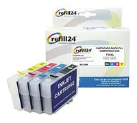 refill24 Cartucce ricaricabili compatibile per - 1631, 1632, 1633, 1634