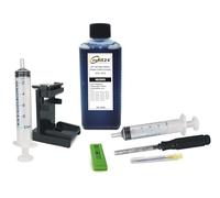 refill24 Kit di ricarica compatibile per cartucce d'inchiostro Canon 510, 512 nero, include clip e accessori + 250 ml inchiostro