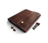 Refillable Leather Journal Compatible with Men And Women Spiral Bound Notebook 240 Pages A5 Lined Journal Cover 5x8 Inches