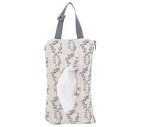Refillable Wipes Pouch Cotton Waterproof Hangable Washable Reusable | Wet Wipe Dispenser Travel Bag for Mom Dad Stroller Car Outdoor Travel Vacation Daycare