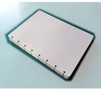 Refills Inserts for disc bound planner Ricarica 100 Fogli fori a T forma di fungo - DIN A5 14,5x20,5cm. Puntini 5 mm. Dotted Bullet Journal