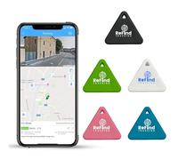 ReFind R3 Localizzatore Intelligente per Android e iPhone. Mini Tag GPS Bluetooth 5.0. Alternativa Samsung AirTag per Chiavi, Animali, Portafogli e Bagagli (Nero)