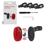 ReFind Riflettore per Bicicletta con Supporto Nascosto per AirTag, Riflettore Antifurto, Tracker GPS e Lucchetto per Ebike, Scooter o Bicicletta