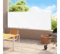 Refined Tenda Laterale Retrattile per Patio 220x500 cm Crema