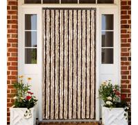 Refined Zanzariera Beige e Marrone Chiaro 100x220 cm Ciniglia