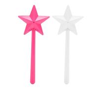 Refinem Salt and Pepperss Wand 2 pezzi Shaker Magic Fairy Star Shakers Wand Shaker Dispenser per Halloween Christmas Kitchen Tre Hole Dispenser (Hole singolo)